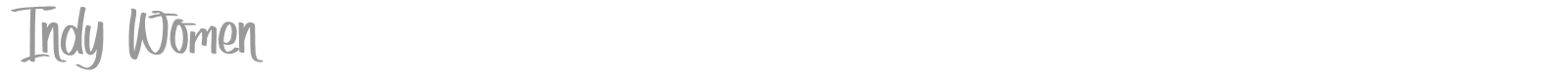 Indy Women font preview